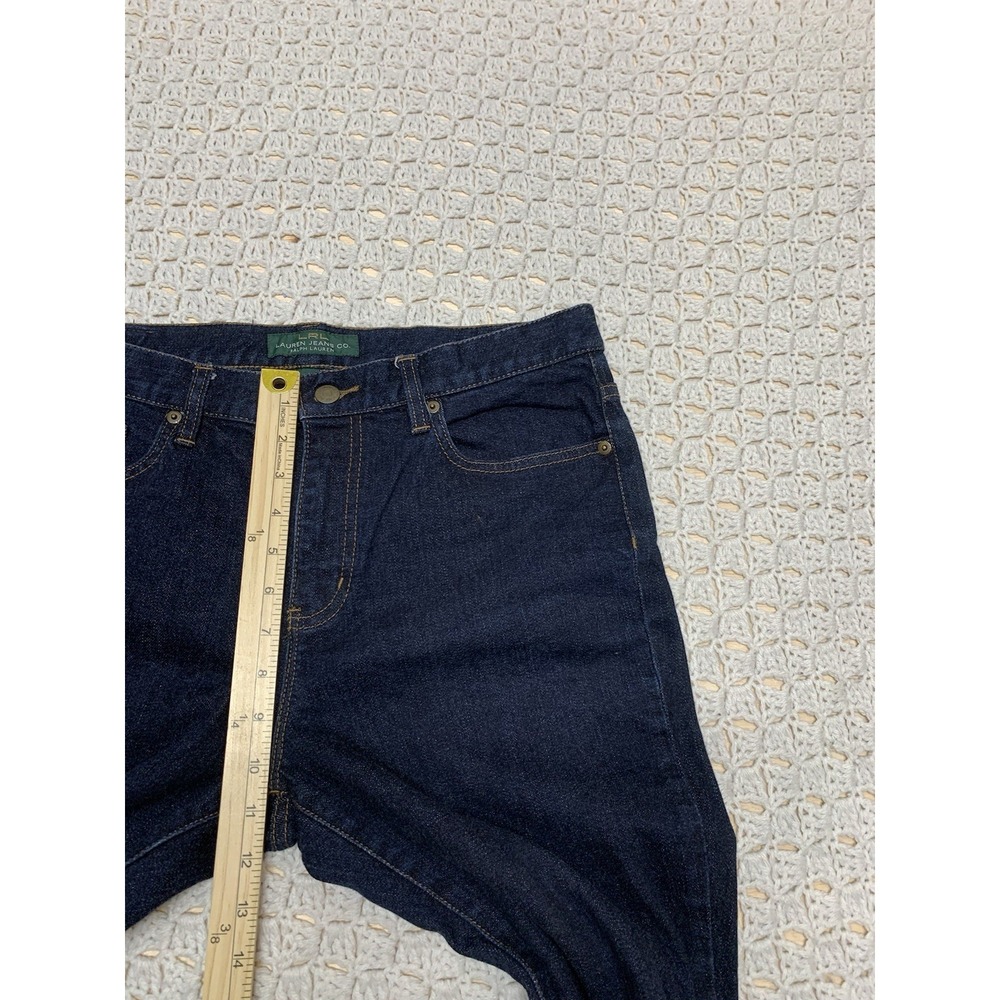 LRL Ralph Lauren Jeans‎ Women's Sz 10 Blue Denim Classic Bootcut W34 L32 Western - Picture 7 of 10